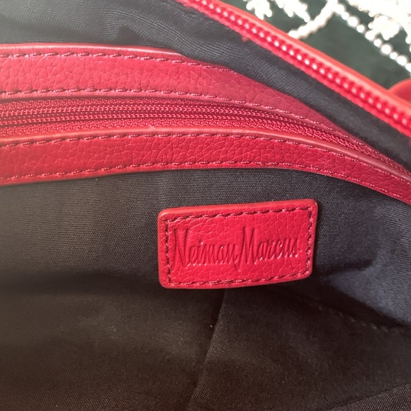 Neiman Marcus Fringe Leather Crossbody - Picture 5 of 10